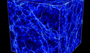 Image: J. Onorbe / MPIA <div class="image_description">
<div class="hide_in_print">Figure 1: <span style="font-size: 12.800000190734863px;">Volume rendering of the output from a supercomputer simulation showing part of the cosmic web, 11.5 billion years ago. This and other models of the universe were generated and directly compared with quasar pair data in order to measure the small-scale ripples in the cosmic web. The cube is 24 million light-years on a side.</span></div>
<div class="image_copyright"> </div>
</div>