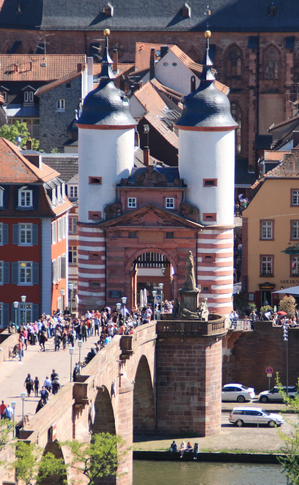 The gate of Alte Brücke ("Old Bridge"): one of Heidelberg's landmarks