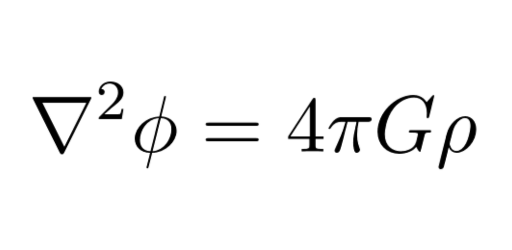 An essential ingredient of our simulations: Poisson's equation for gravity