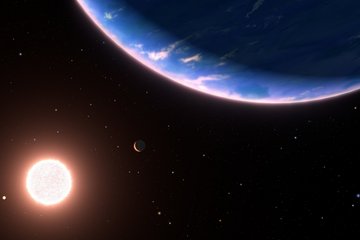 Hubble findet Wasserdampf in der Atmosphäre eines kleinen Exoplaneten