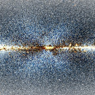 Gigantic X-shaped structure throws (infrared) light on Galactic