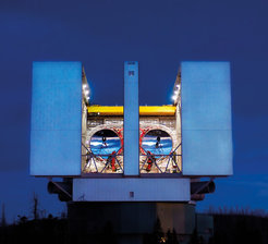 The Large Binocular Telescope (LBT) in Arizona is one of the largest telescopes in the world. MPIA was involved in developing a number of its instruments.