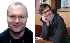 Dr. Glenn van de Ven (links) and Dr. Remco van den Bosch