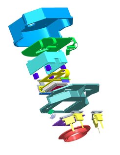 Exploded view of the LINC-NIRVANA detector unit.