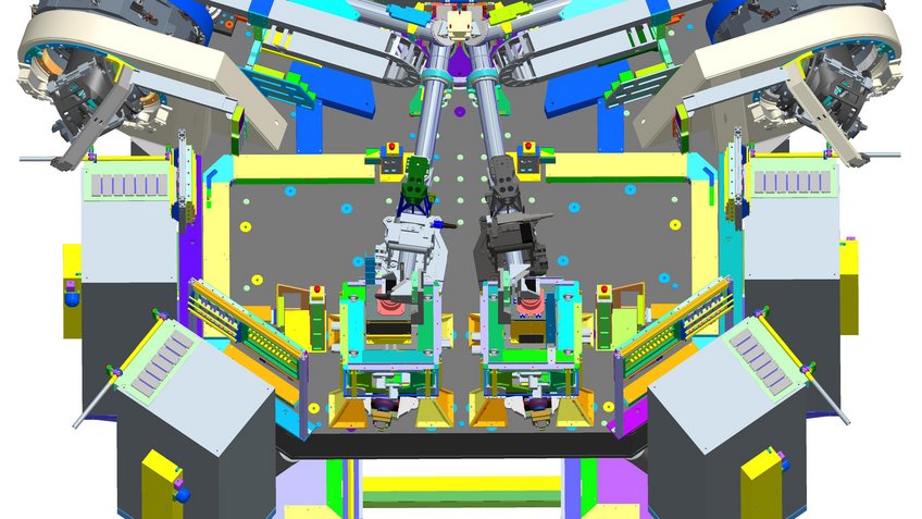 Konstruktions-Modell von LINC-NIRVANA.  Konstruktions-Modell von LINC-NIRVANA.