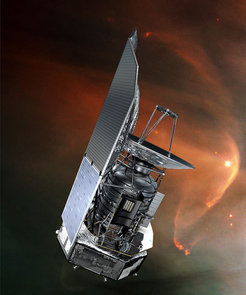 Abbildung 4: Das Weltraumteleskop HERSCHEL (künstlerische Darstellung)