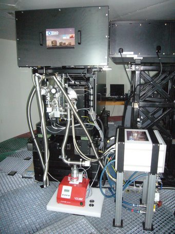 Das erste CIAO Wellfrontsensor-System nach seiner Installation im Coude-Raum des ersten VLT-Teleskops (UT1) auf dem Paranal Observatorium. Das erste CIAO Wellfrontsensor-System nach seiner Installation im Coude-Raum des ersten VLT-Teleskops (UT1) auf dem Paranal Observatorium.