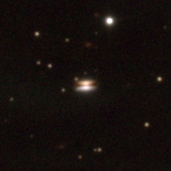 Near-infrared image of the Flying Saucer protoplanetary disk around the Sun-like young star 2MASS J16281370-2431391 obtained with the 8-m Very Large Telescope in 2001 (blue=J-band, green=H-band, and red=Ks-band; credit: ESO) Near-infrared image of the Flying Saucer protoplanetary disk around the Sun-like young star 2MASS J16281370-2431391 obtained with the 8-m Very Large Telescope in 2001 (blue=J-band, green=H-band, and red=Ks-band; credit: ESO)