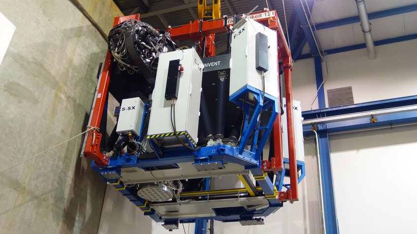 Instrument LINC-NIRVANA während der Teleskopmontage. Instrument LINC-NIRVANA während der Teleskopmontage.