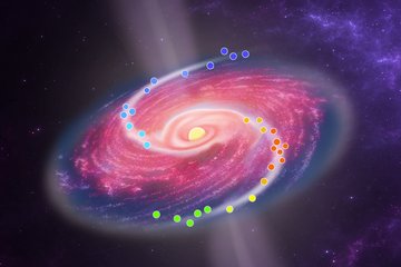 Massive stellar embryos undergo episodic growth