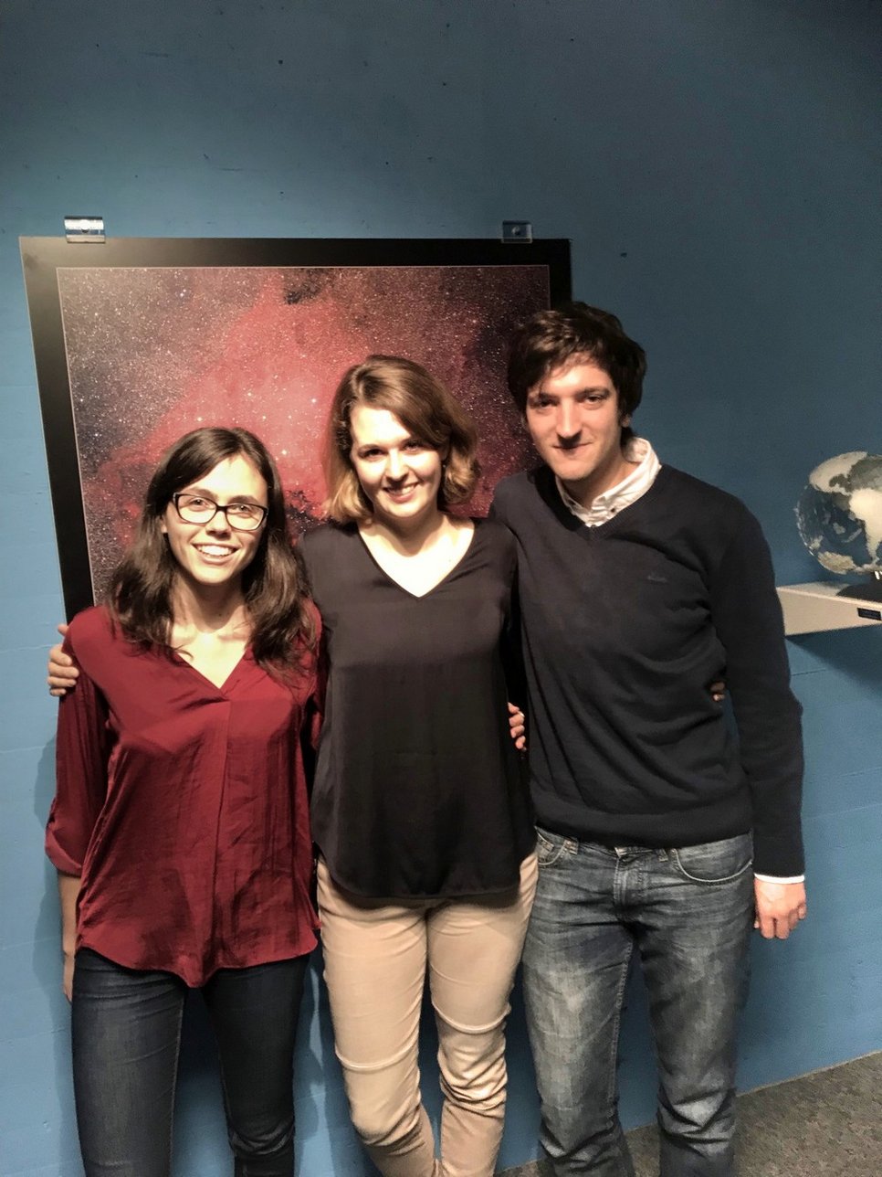 Die Patzer-Preisträger 2017. Marta Reina-Campos, Anna-Christina Eilers und Daniel Rahner (v.l.n.r.).