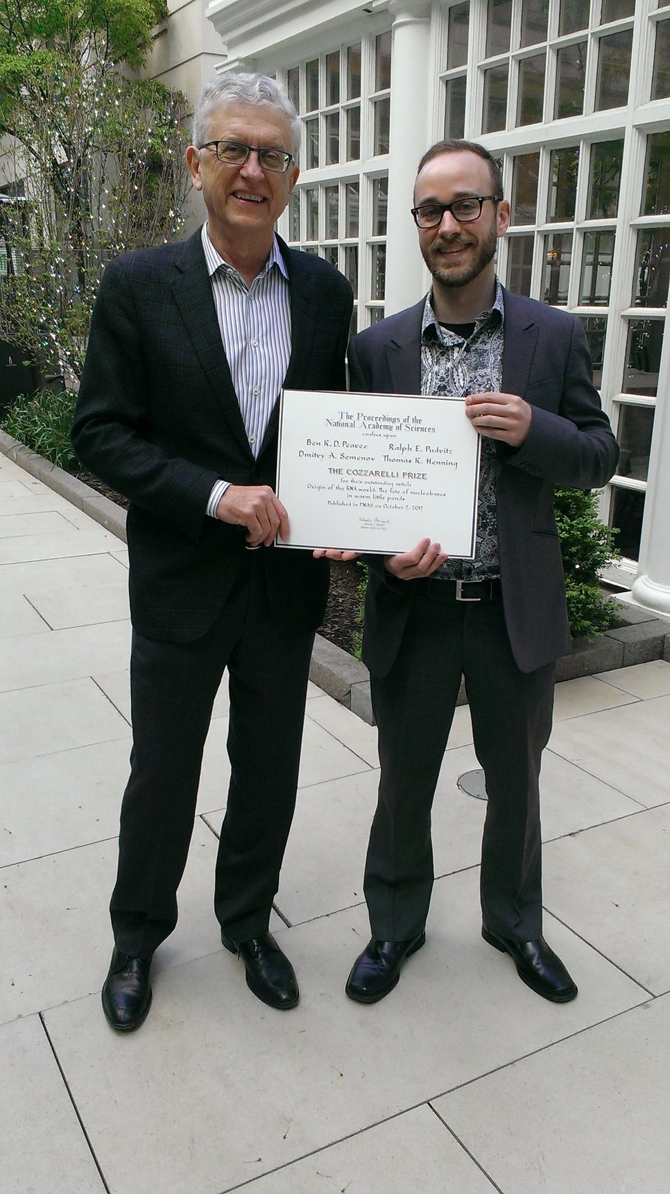 Ralph Pudritz (l.) und Ben Pearce von der McMaster Universität in Hamilton (Kanada)