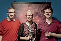 Die Patzer-Preisträger 2018: Mattia Sormani, Miriam Keppler und Michael Hanke (v.l.n.r.)