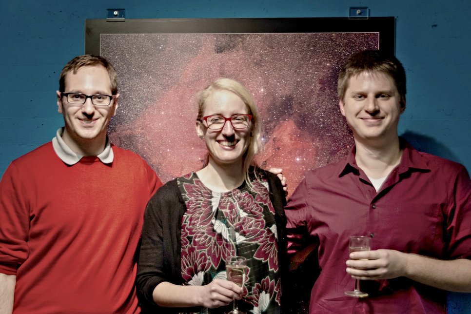 Die Patzer-Preisträger 2018: Mattia Sormani, Miriam Keppler und Michael Hanke (v.l.n.r.)