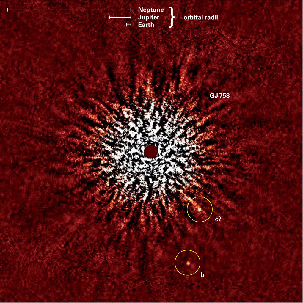 First image of cool extrasolar planet candidate around Sun