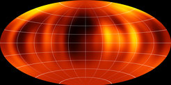 Figure 4: Surface map of Luhman 16B recreated from VLT observations