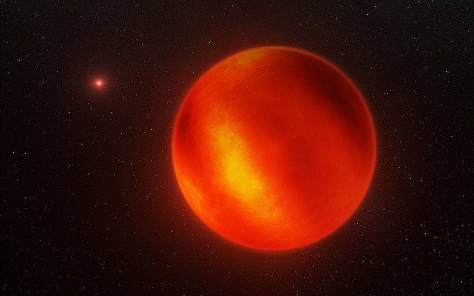Figure 3: Artist's impression of Luhman 16B recreated from VLT observations
