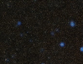 Figure 6: Wide-field view of the sky around the nearby brown dwarf pair Luhman 16AB Figure 6: Wide-field view of the sky around the nearby brown dwarf pair Luhman 16AB