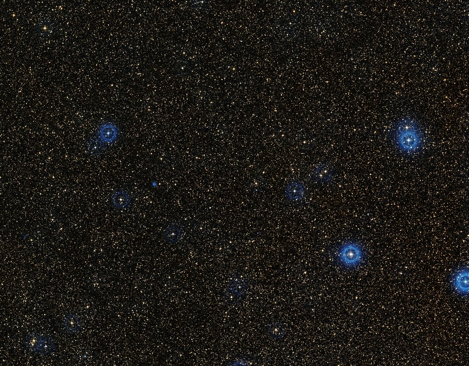 Figure 6: Wide-field view of the sky around the nearby brown dwarf pair Luhman 16AB