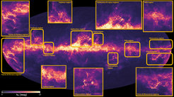 Annotated version of the Gaia DR2 extinction map