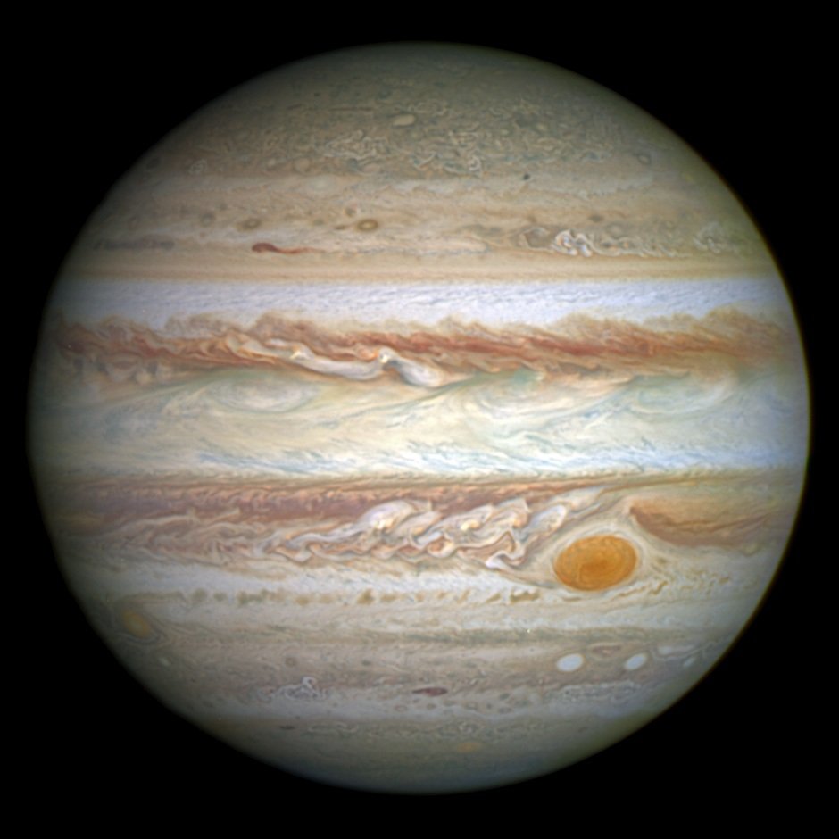 Das Bild zeigt den Planeten Jupiter.