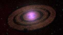 Artistic impression of a planet-forming disk