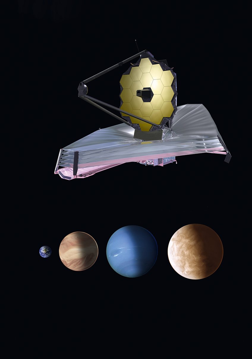 Fremde Welten: Mit dem James-Webb-Weltraumteleskop werden die Forschenden erstmals die Atmosphären ferner Gesteinsplaneten untersuchen. Laura Kreidberg hat gleich zwei Beobachtungsanträge erfolgreich durchgebracht. In ihrer Doktorarbeit befasste sie sich mit der sogenannten Supererde Gliese 1214 b; ein weiteres Ziel für James Webb könnte der Exoplanet Gliese 436 b sein, der etwa so groß ist wie Neptun (unten). Fremde Welten: Mit dem James-Webb-Weltraumteleskop werden die Forschenden erstmals die Atmosphären ferner Gesteinsplaneten untersuchen. Laura Kreidberg hat gleich zwei Beobachtungsanträge erfolgreich durchgebracht. In ihrer Doktorarbeit befasste sie sich mit der sogenannten Supererde Gliese 1214 b; ein weiteres Ziel für James Webb könnte der Exoplanet Gliese 436 b sein, der etwa so groß ist wie Neptun (unten).