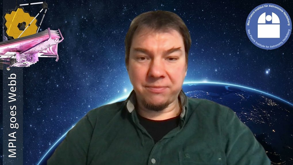 Alexey Potapov ist Postdoc in der Gruppe für Laborastrophysik des Max-Planck-Instituts für Astronomie an der Friedrich-Schiller-Universität in Jena, Deutschland. Alexey beschreibt seine bevorstehenden Forschungsprojekte mit dem James-Webb-Weltraumteleskop. Insbesondere wird er nach spektroskopischen Signaturen von Wasser in den staubigen Scheiben um junge Sterne suchen. Dies sind die Geburtsstätten neuer Planeten. Die Ergebnisse könnten uns etwas über die Geschichte der Erde und den Ursprung ihres Wassers verraten.