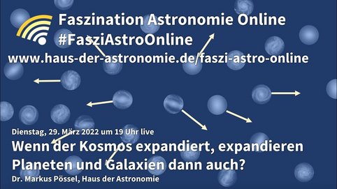 Wenn der Kosmos expandiert, expandieren Planeten und Galaxien dann auch?