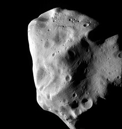 The main belt asteroid 21 Lutetia, here imaged by ESA's Rosetta at the spacecraft's closest approach to the object in July 2010, has been identified as a left-over planetesimal from the earliest phases of our solar system, which has hardly changed at all since its birth 4.5 billion years ago.