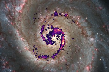 Die Geburtsstätten von Sternen in der Whirlpool-Galaxie