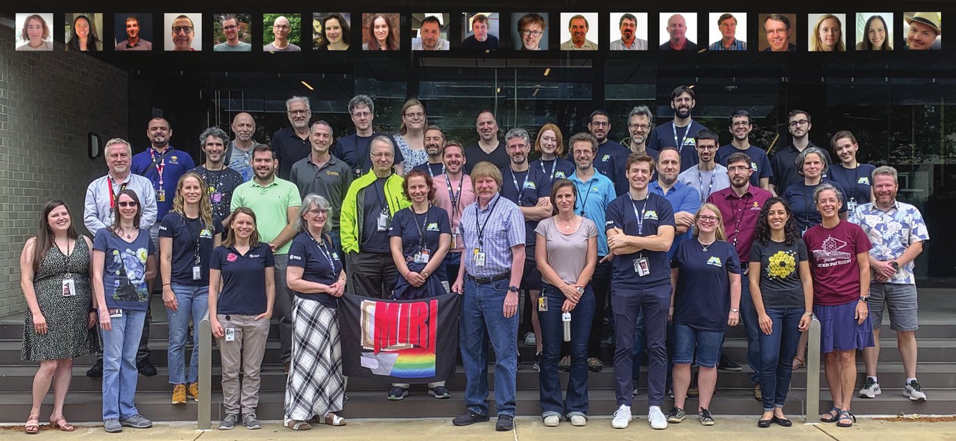 Group photo of the MIRI team.