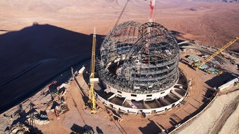 The Extremely Large Telescope on Cerro Armazones in Chile is currently under construction (Image from October 2023) The Extremely Large Telescope on Cerro Armazones in Chile is currently under construction (Image from October 2023)