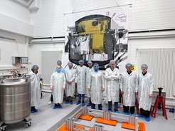 METIS AIV Teammitglieder beim Besuch des MPIA im März 2024.