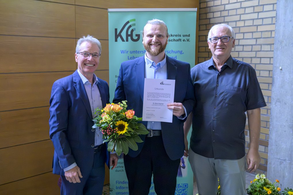 Otto-Haxel-Dissertationspreis für Klaus Paschek